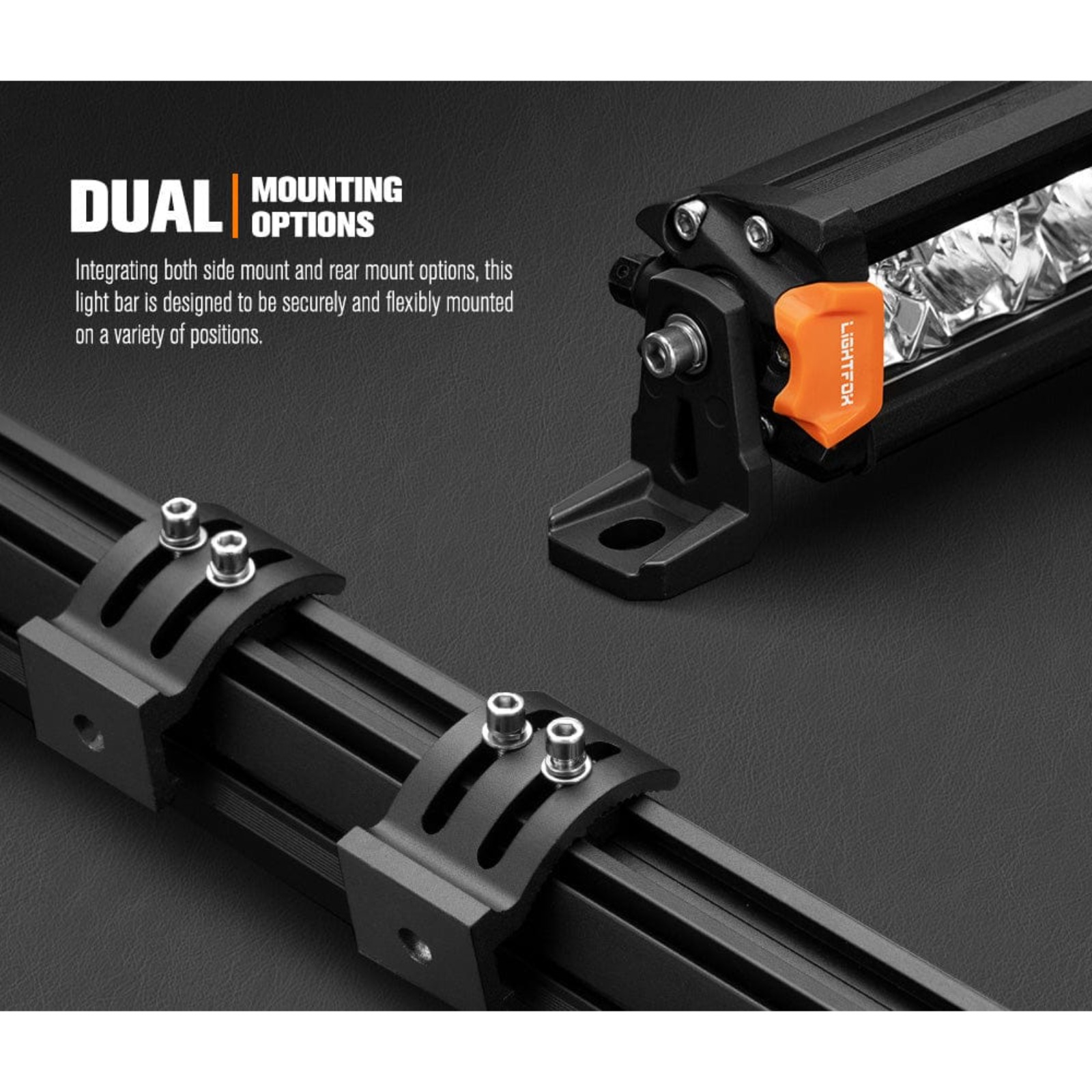 LIGHTFOX Vega Series 20″ LED Light Bar 12,580 Lumens 1lux @453m