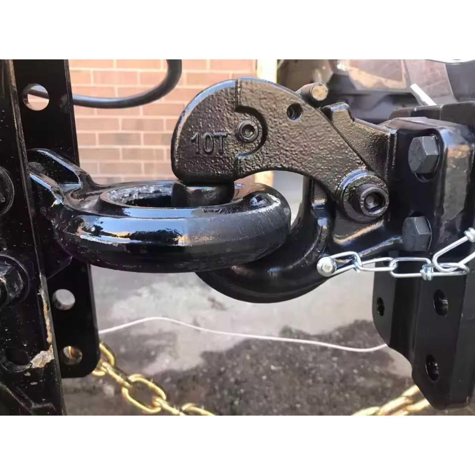 Heavy-Duty Combination Pintle Hook & Tow Ball Hitch