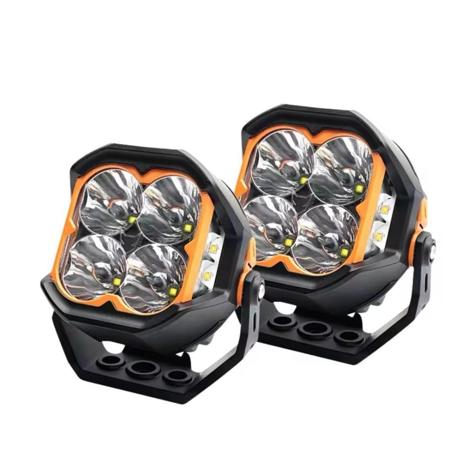 LIGHTFOX 5″ POD LIGHTS (Pair) — 7,225 Lumens Each | 1 Lux @ 369 m