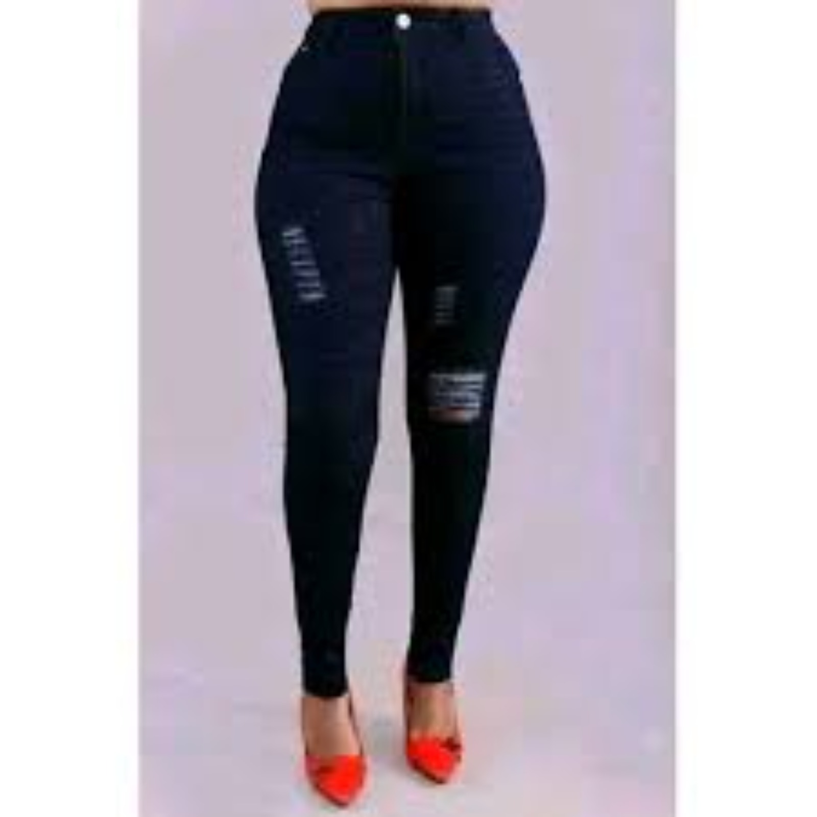 High Waist Jeans Ladies