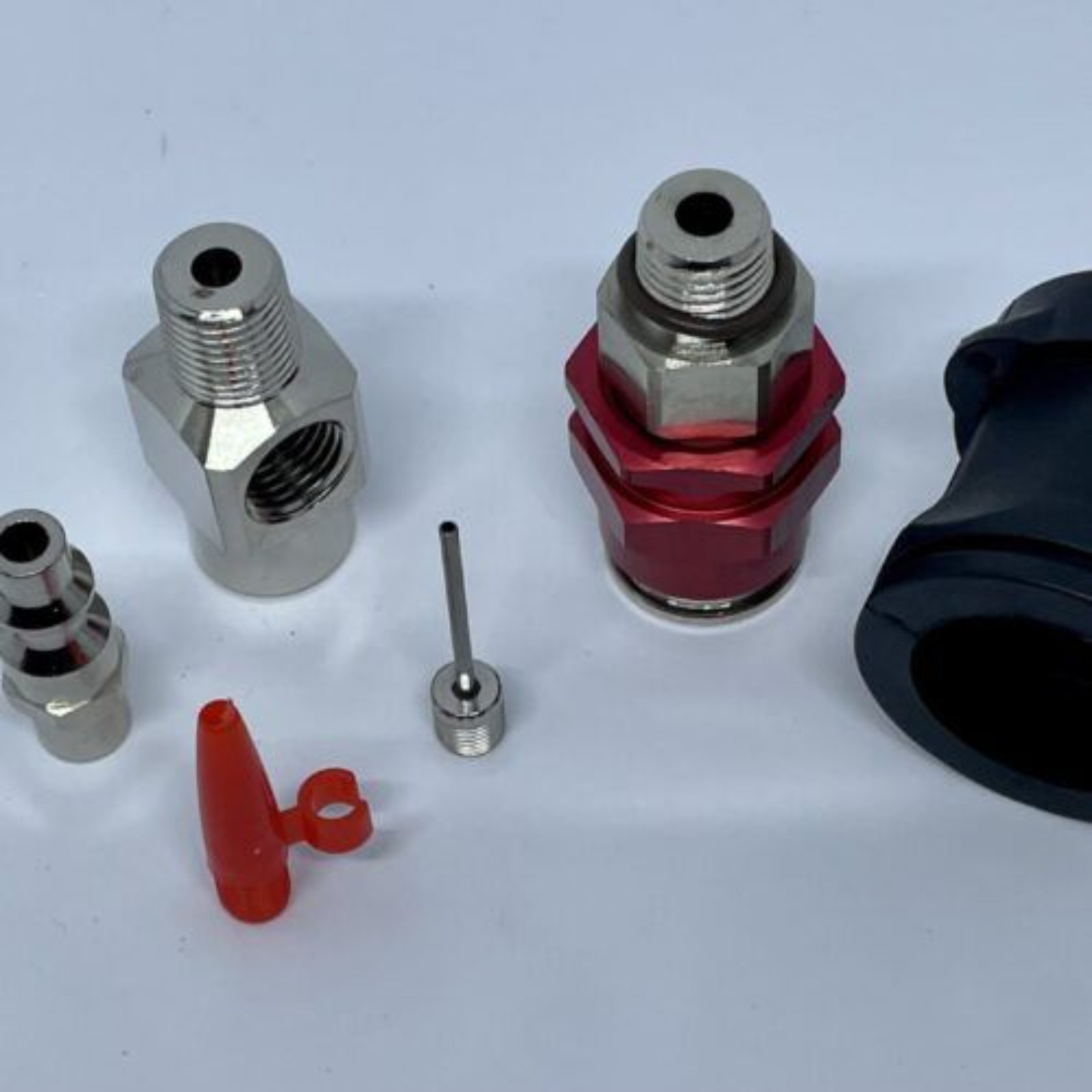 HF Twin-Piston 12V Onboard Air Compressor + Complete Piping Kit