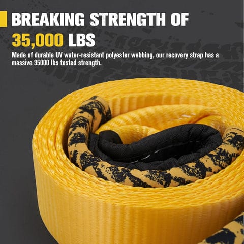 BUNKER INDUST 3″ × 10 ft Tree Saver Winch Strap – 35,000 lb (15,875 kg) Capacity KES 5,870
