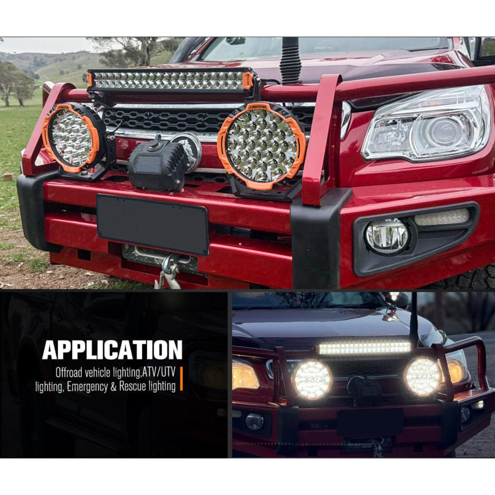 LIGHTFOX Rigel Series 20″ OSRAM LED Light Bar — 15,096 Lumens
