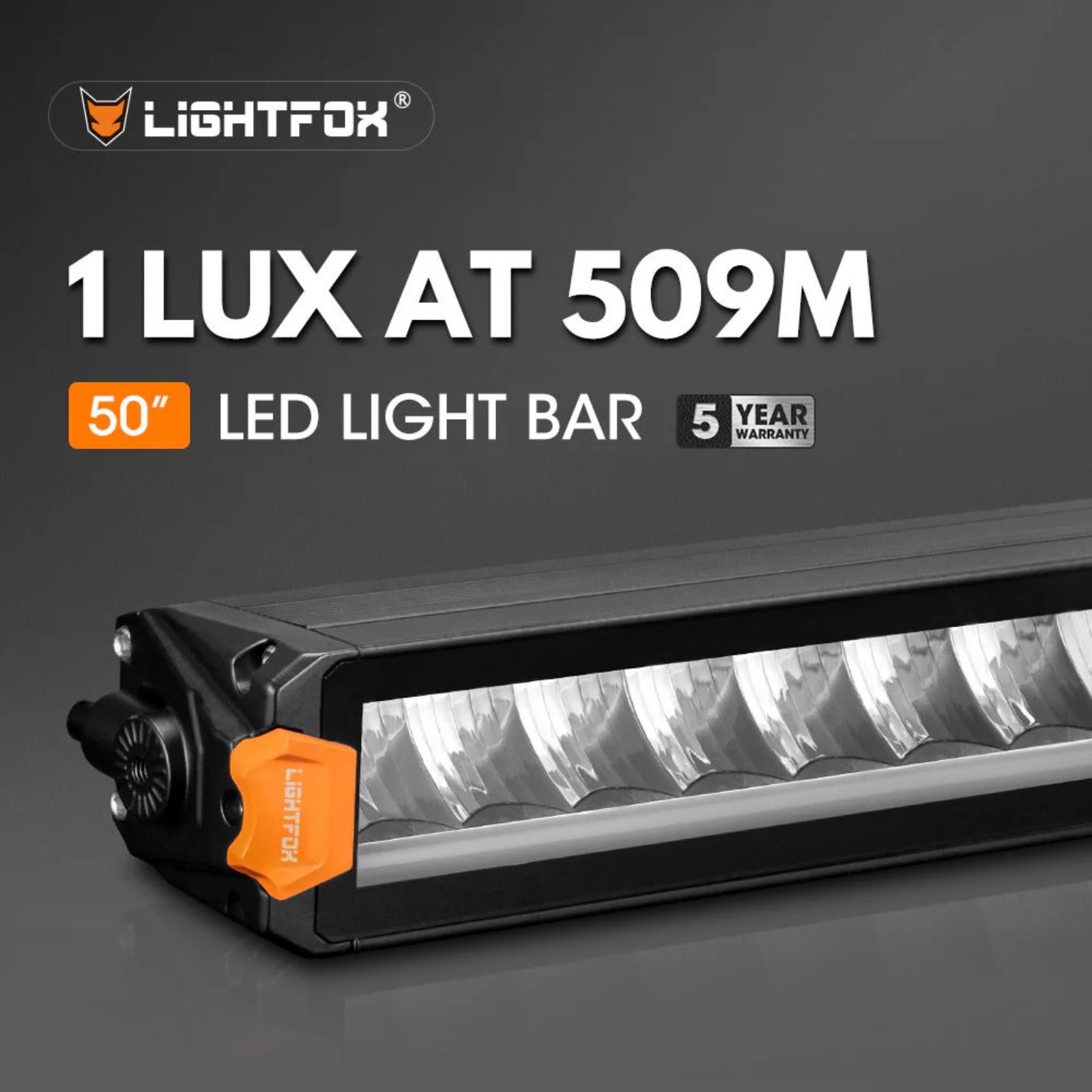 Lightfox Vertex Series 50″ LED Light Bar (Vision Drive Tech + DRL)