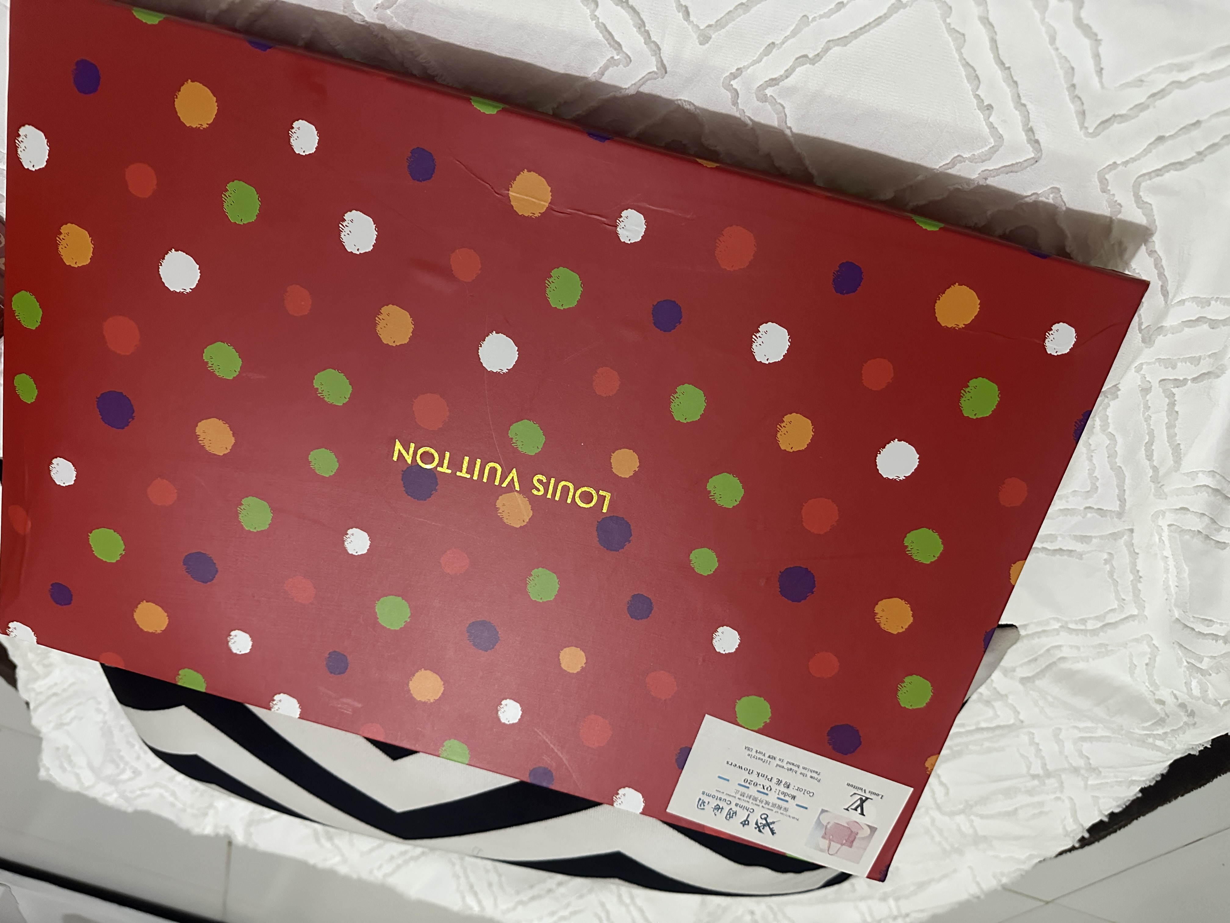 Lv boxed bag