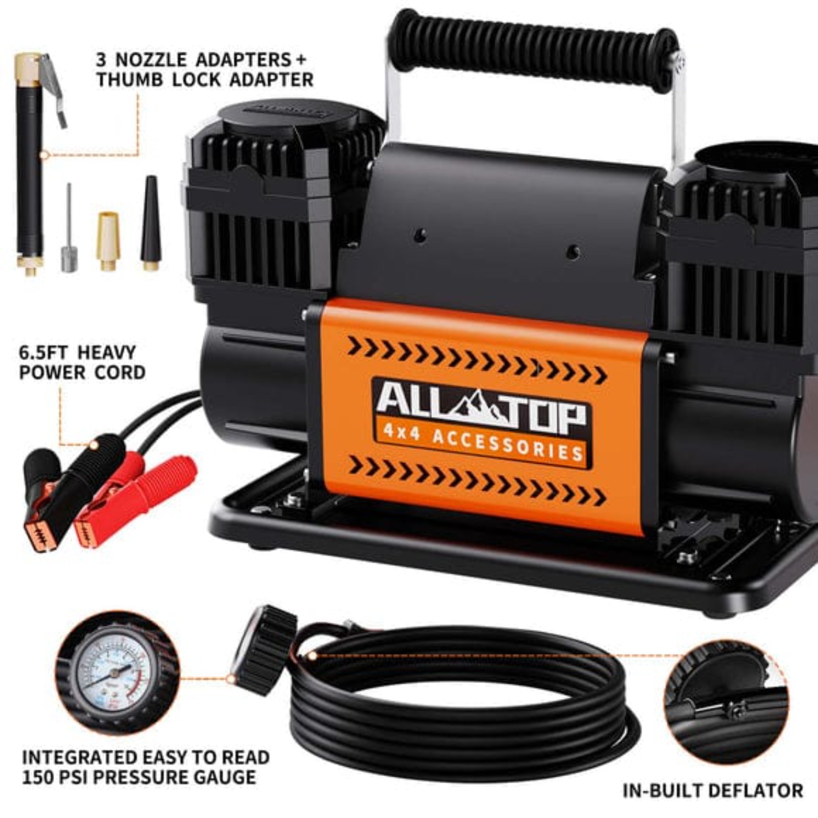 ALL-TOP Dual Cylinder Air Compressor Kit (12V)