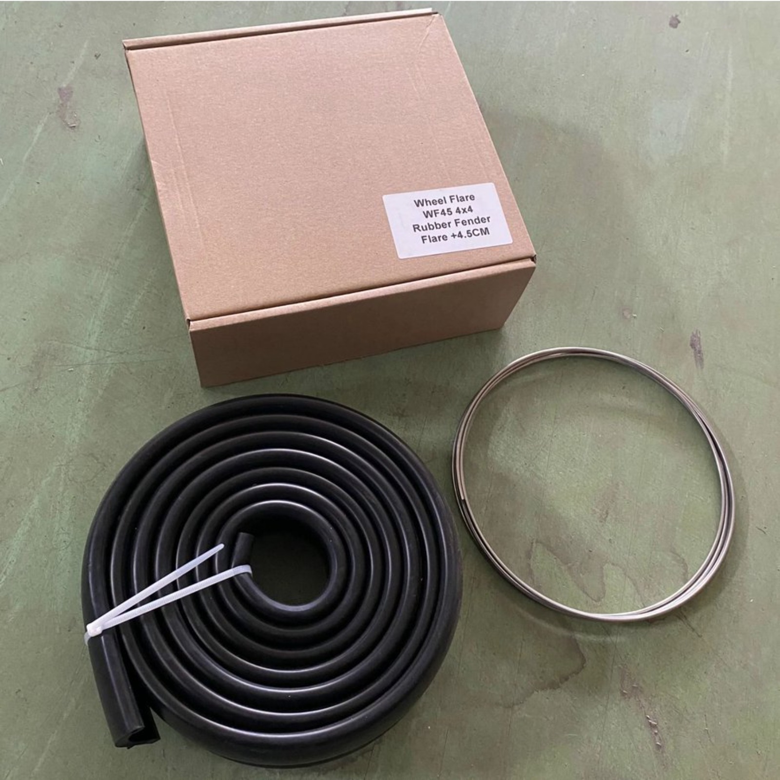 Rubber Fender Flares +4.5 cm (3 m × 2 Rolls)