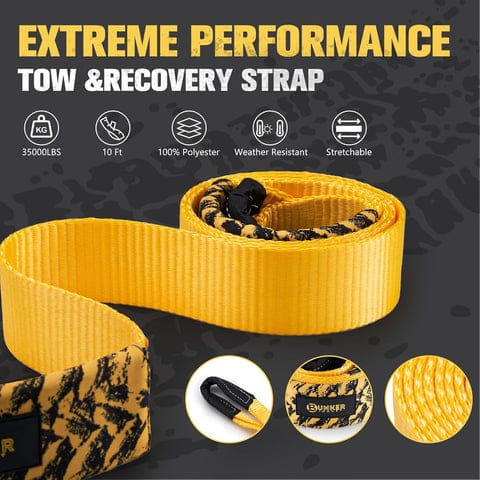 BUNKER INDUST 3″ × 10 ft Tree Saver Winch Strap – 35,000 lb (15,875 kg) Capacity KES 5,870
