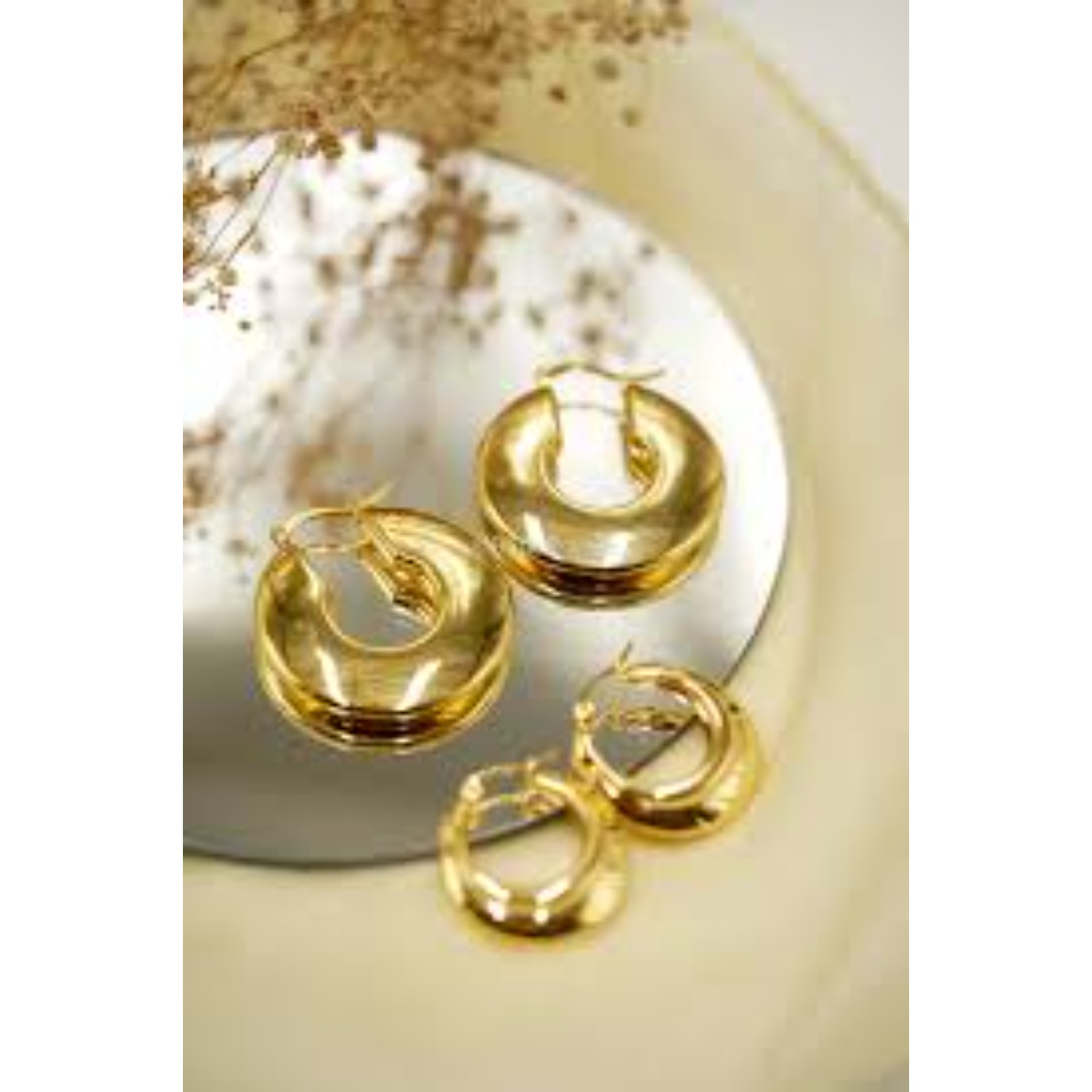 Statement Earrings Gold
