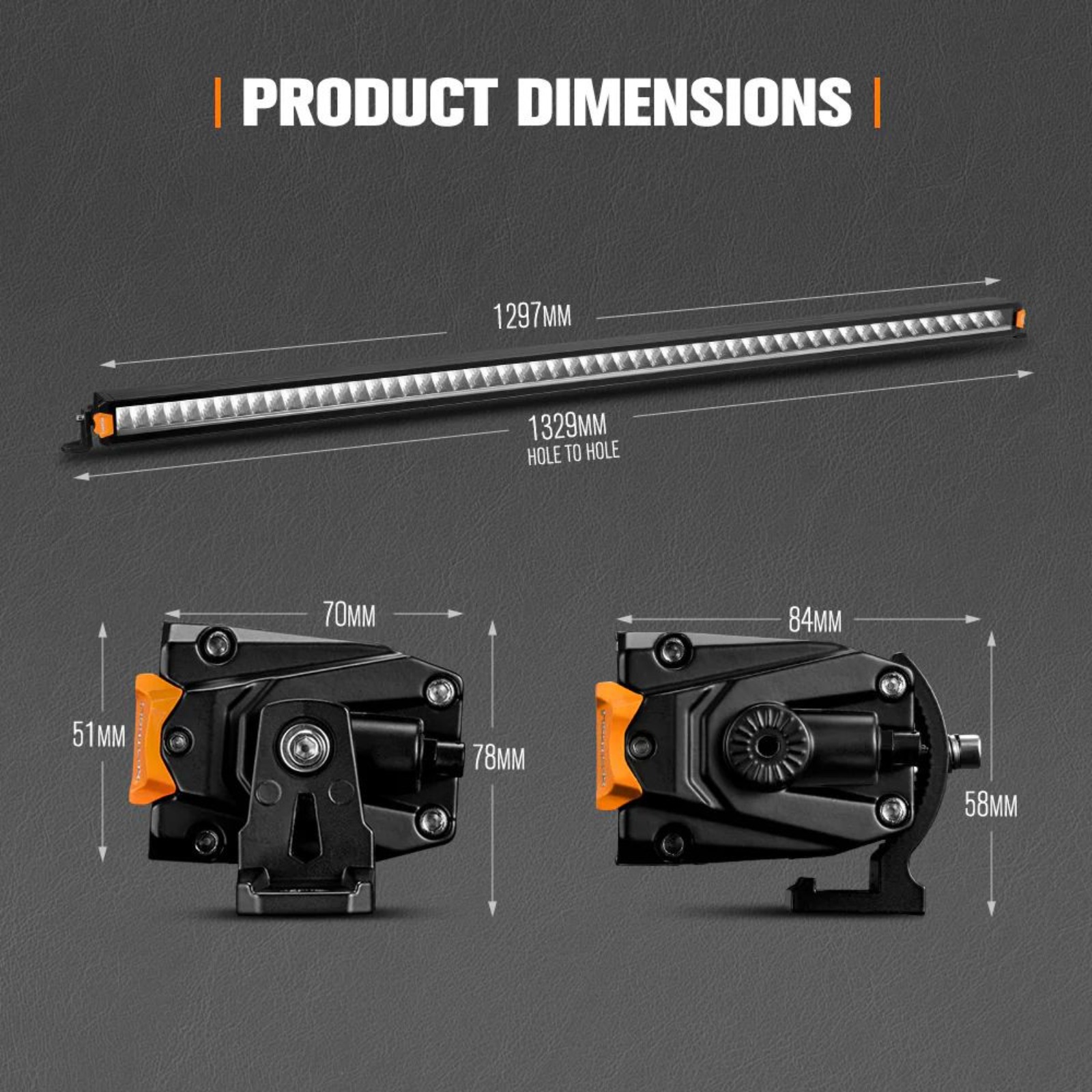 Lightfox Vertex Series 50″ LED Light Bar (Vision Drive Tech + DRL)