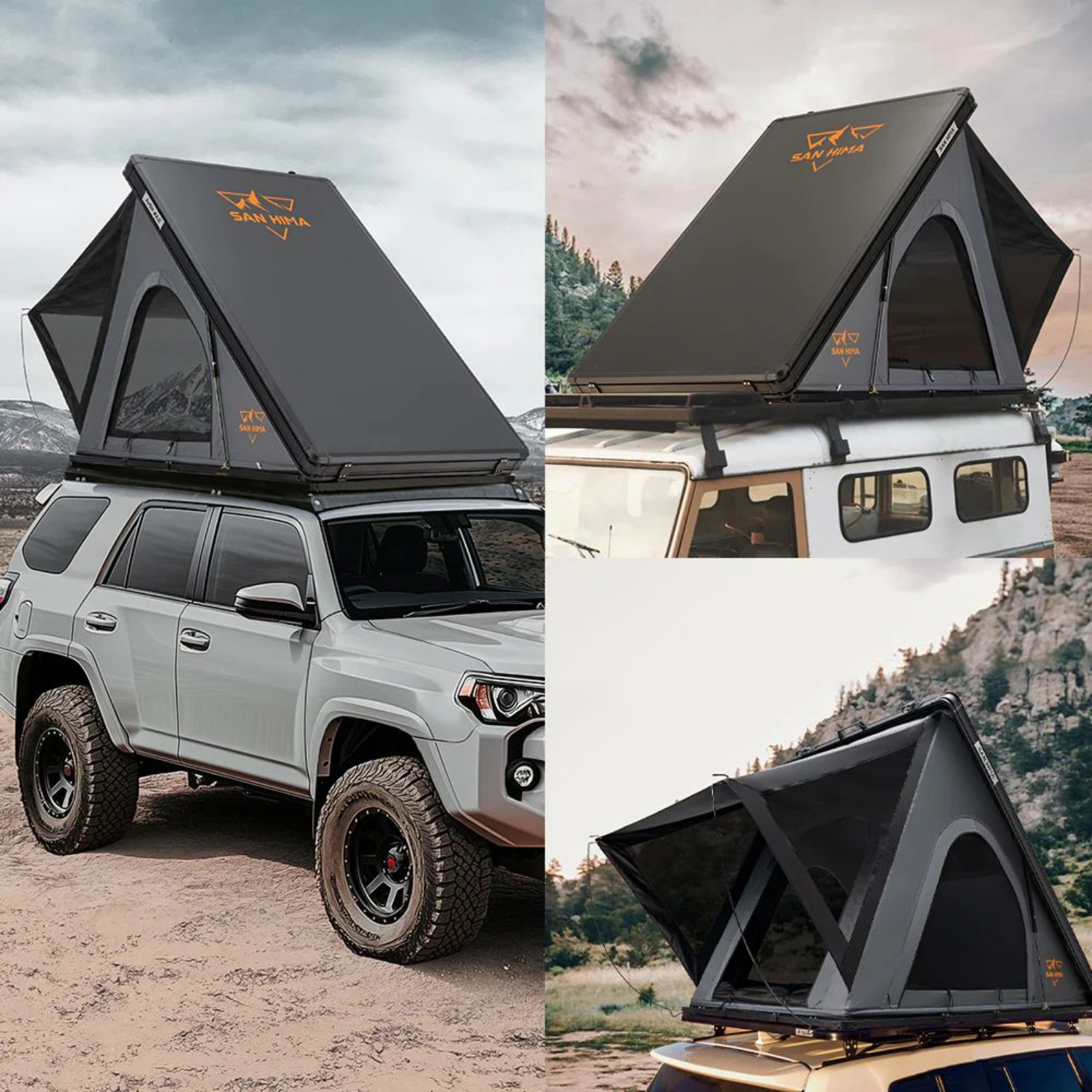 San Hima Kalbarri Lite Rooftop Tent Hardshell (With Ladder)