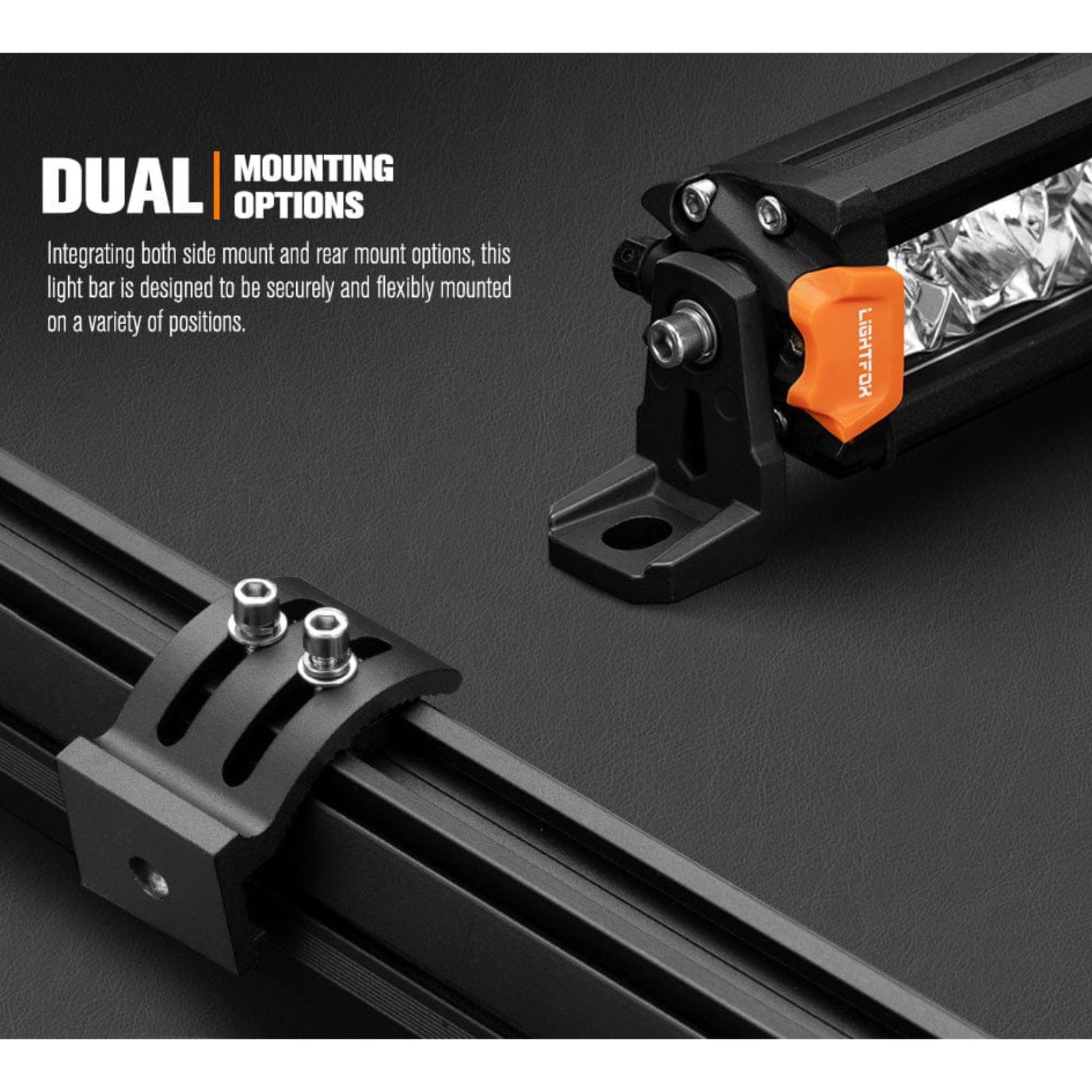LIGHTFOX Vega Series 8″ OSRAM LED Light Bars (Pair)