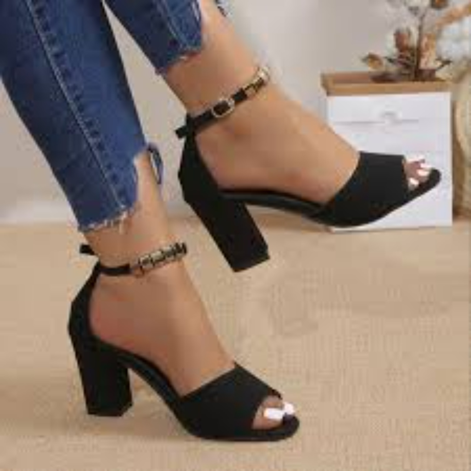 Block Heel Sandals