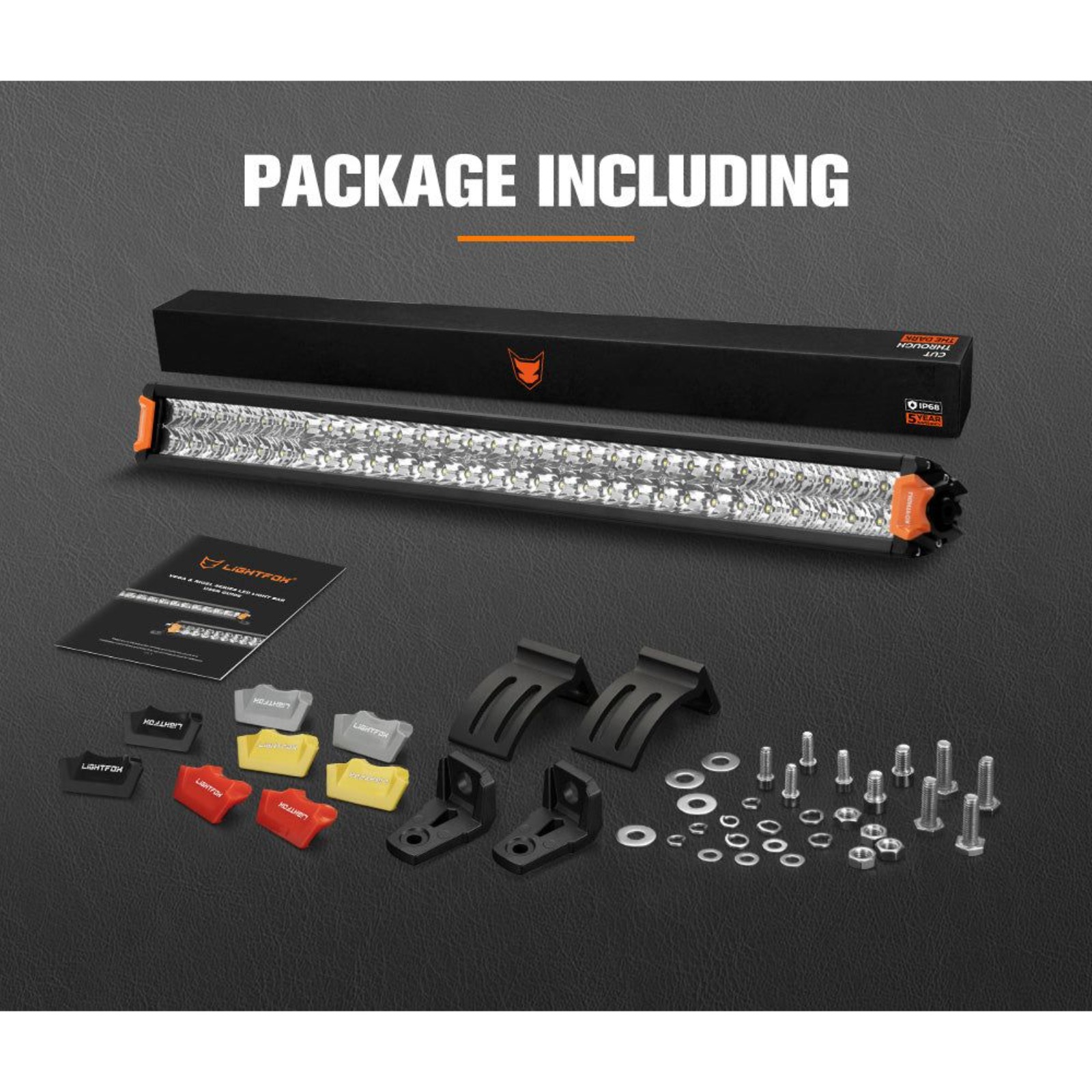 LIGHTFOX Rigel Series 30″ LED Light Bar 14300 Lumens 1 Lux @ 479m