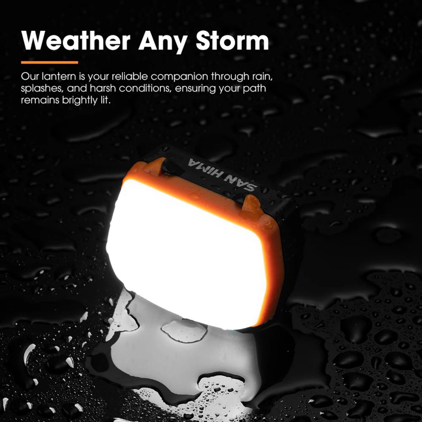 San Hima 2× Camp Light Dual-Colour LED Lantern