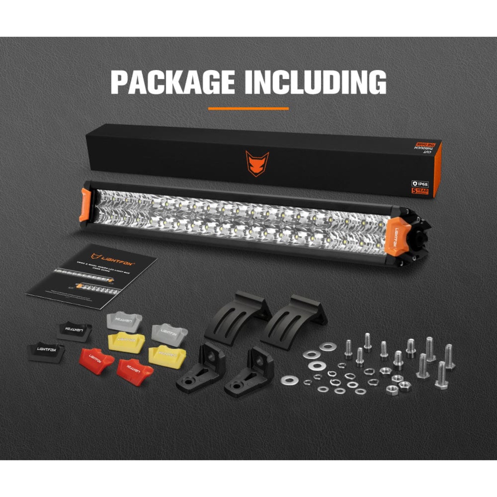 LIGHTFOX Rigel Series 20″ OSRAM LED Light Bar — 15,096 Lumens
