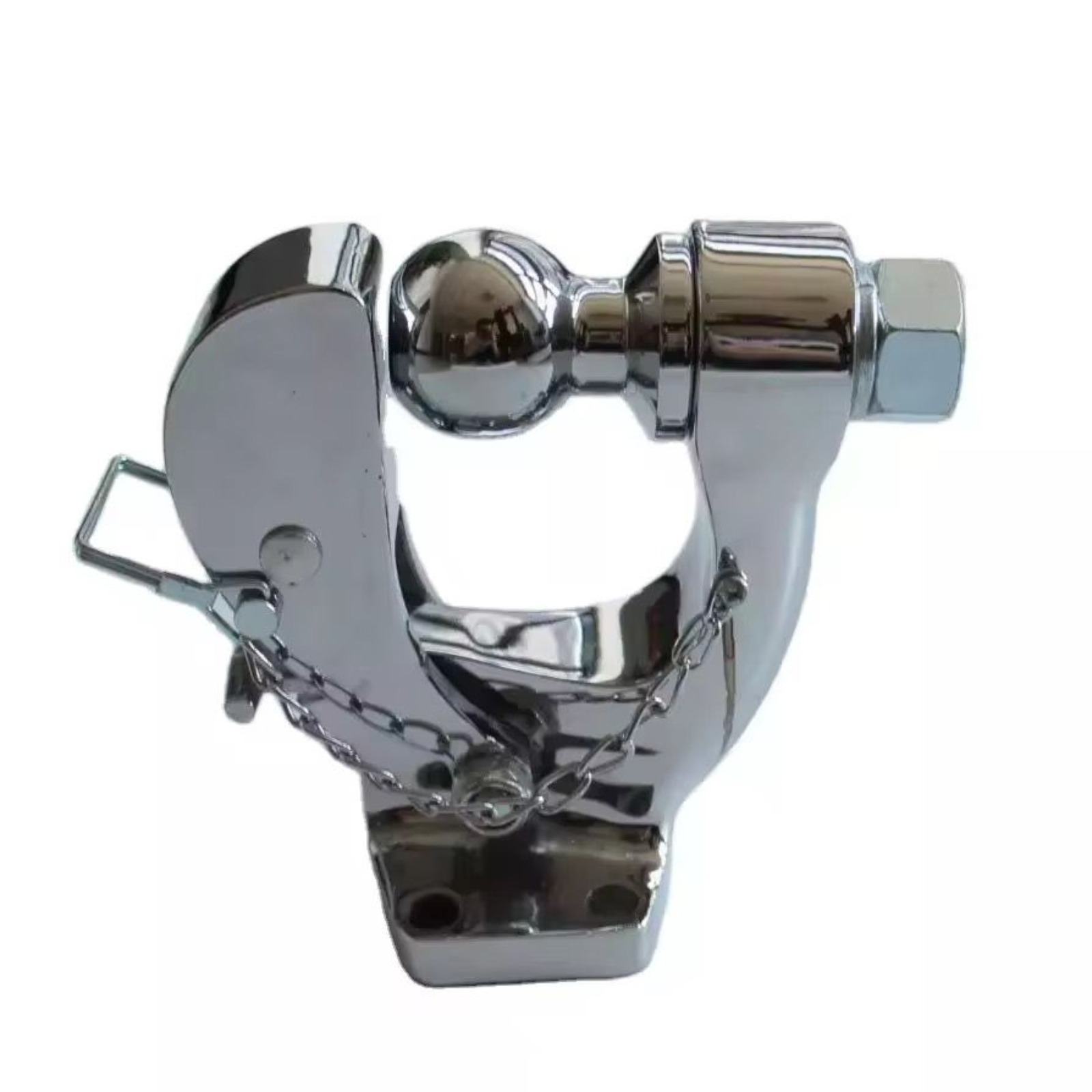 Heavy-Duty Combination Pintle Hook & Tow Ball Hitch
